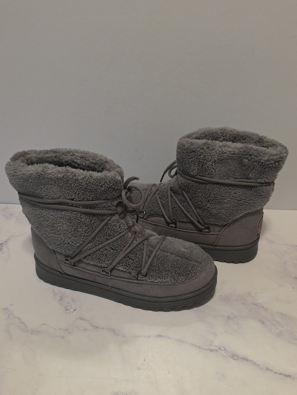 White Mountain Brand New Cozy Gray Women's Boots